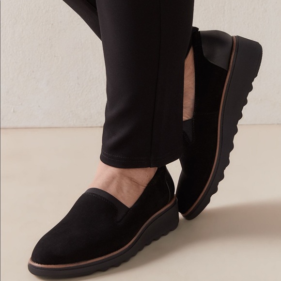 New Sharon Dolly Wide Wedge Casual Shoe - Clarks - Picture 14 of 16